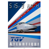 Poster record TGV 1990