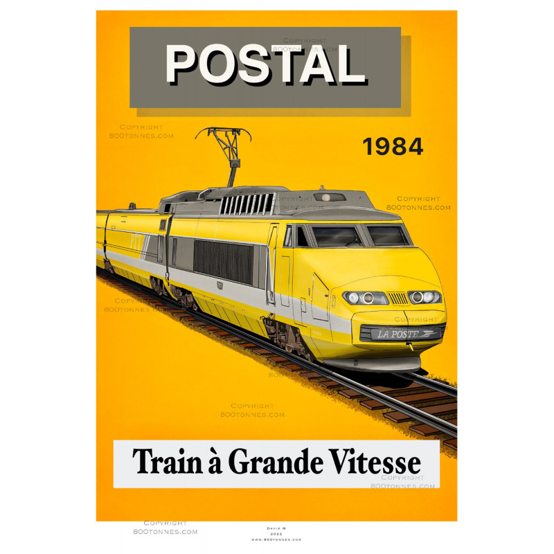 Poster TGV Postal