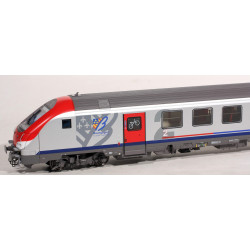 Réel et miniature : rames Corail réversibles et voitures B5Dux de la SNCF LS Models
