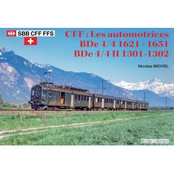 Couverture du livre CFF : Les automotrices BDe 4/4 1621 – 1651 et BDe 4/4 II 1301 – 1302