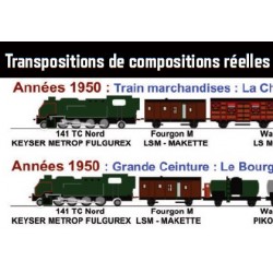 Fiche de composition : Transpositions de compositions réelles « tractées par les 141 TC Nord » : années 60 - 70 (1ère partie)