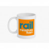 Mug Rail Miniature Flash logo orange